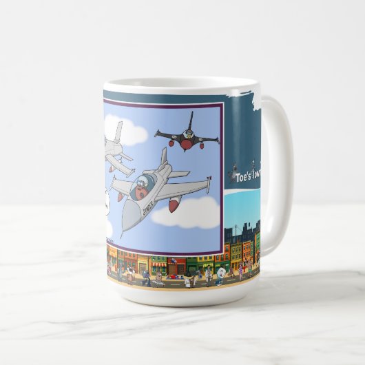 Boogey oder Bogey | Wortwitz Humor Klassiker Kaffeetasse (VorderseiteRechts)