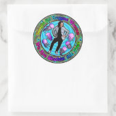 Boogie auf Kamala Zittern des Baumes Runder Aufkleber (Tasche)