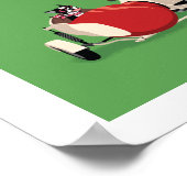 Boogie auf Vespa (mit Rosie) Poster (Ecke)