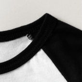Boogie Baby Baby T-shirt (Detail - Hals/Nacken (in Schwarz))