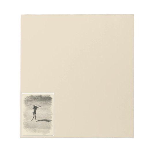 Boogie Boarding Notizblock (Vorderseite)