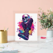 Boogie Bones - Funny 70er Disco Skull Acrylschild (Hochzeit)