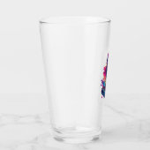 Boogie Bones � Lustiger 70er Disco-Totenkopf Glas (Rechts)