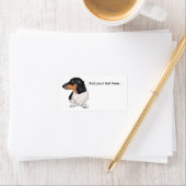 Boogie die Dackel-Adressetiketten 2 Adressaufkleber (Insitu)