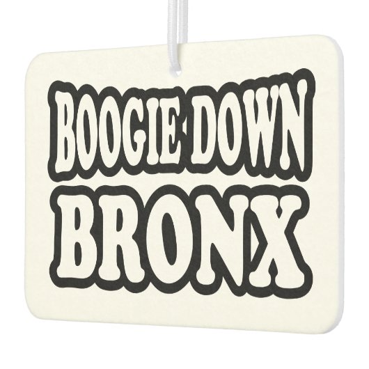 Boogie Down Bronx, NYC Autolufterfrischer (Links)