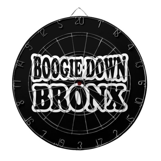 Boogie Down Bronx, NYC Dartscheibe (vorne)