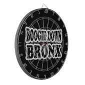 Boogie Down Bronx, NYC Dartscheibe (Vorderseite Links)