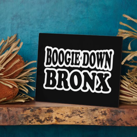 Boogie Down Bronx, NYC Fotoplatte (Seite)