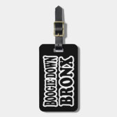 Boogie Down Bronx, NYC Gepäckanhänger (Vorderseite vertikal)
