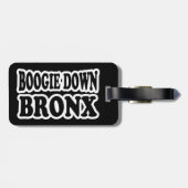 Boogie Down Bronx, NYC Gepäckanhänger (Rückseite horizontal)