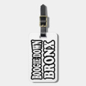 Boogie Down Bronx, NYC Gepäckanhänger (Vorderseite vertikal)