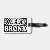 Boogie Down Bronx, NYC Gepäckanhänger (Rückseite horizontal)