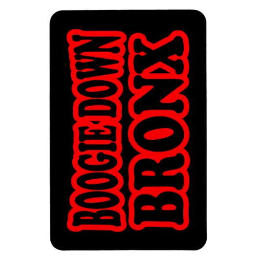 Boogie Down Bronx, NYC Magnet (Vertikal)