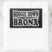 Boogie Down Bronx, NYC Rechteckiger Aufkleber (Tasche)