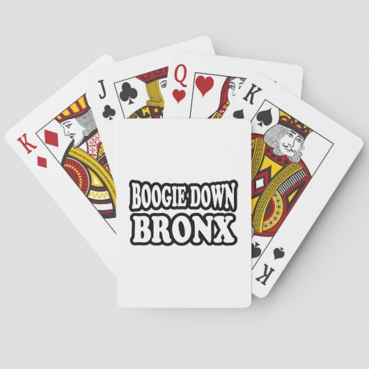 Boogie Down Bronx, NYC Spielkarten (Rückseite)