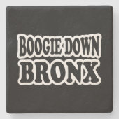 Boogie Down Bronx, NYC Steinuntersetzer (Vorderseite)