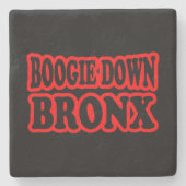 Boogie Down Bronx, NYC Steinuntersetzer (Vorderseite)