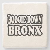Boogie Down Bronx, NYC Steinuntersetzer (Vorderseite)
