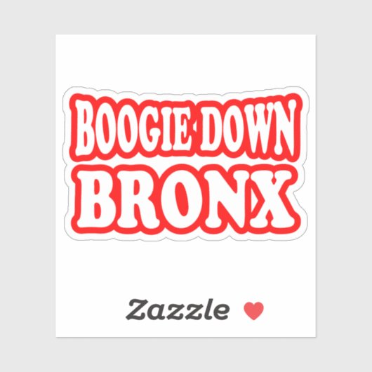 Boogie Down Bronx, NYC STICKER (Blatt)