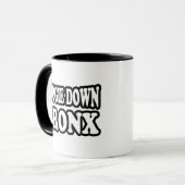 Boogie Down Bronx, NYC Tasse (Vorderseite Links)