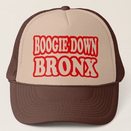 Boogie Down Bronx, NYC Truckerkappe (Vorderseite)