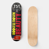 BOOGIE DOWNY SCHAUTY Skateboard (Vorderseite)