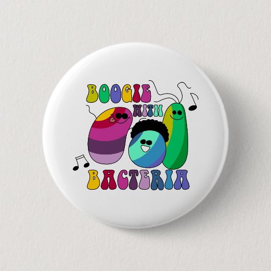 Boogie mit Bakterien Button (Vorderseite)