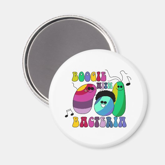 Boogie mit Bakterien Magnet (Vorderseite/Rückseite)