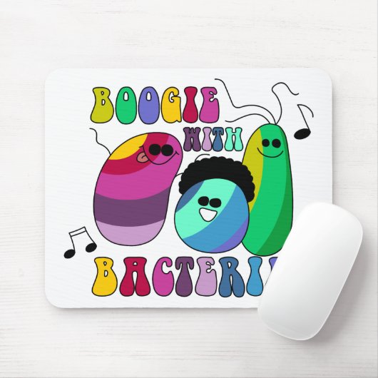 Boogie mit Bakterien Mousepad (Mit Mouse)