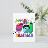 Boogie mit Bakterien Postkarte (Stehend Vorderseite)
