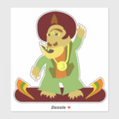 Boogie Monster Cartoon Kreatur Spaß Niedliches Des Aufkleber (Blatt)