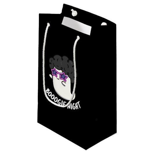 Boogie Night Funny Disco Kleine Geschenktüte (Vorderseite Schrägansicht)