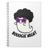 Boogie Night Funny Halloween Ghost Puff Notizblock (Vorderseite)