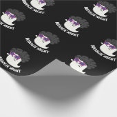 Boogie Night Funny Halloween Ghost Pun Dark BG Geschenkpapier (Ecke)