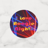 Boogie Nights und Disco Lights 1 Konfetti (Klein Vorderseite)