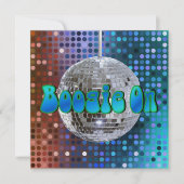 Boogie On! 1 Einladungen (Vorderseite)