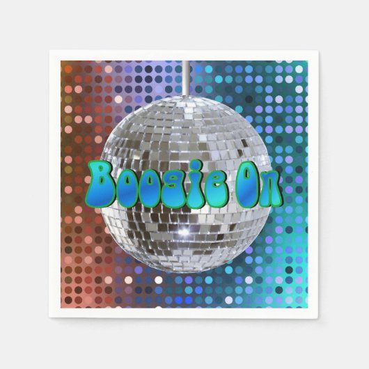 Boogie On! 1 Serviette (Vorderseite)