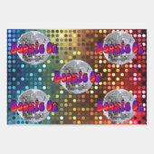 Boogie On! 2 Geschenkpapier Set (Vorderseite 3)