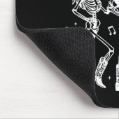 Boogie Retro Western Skeleton Dancin Mousepad (Ecke)