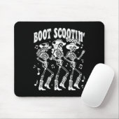 Boogie Retro Western Skeleton Dancin Mousepad (Mit Mouse)