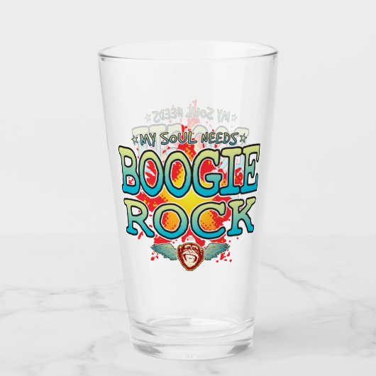 Boogie Rock Soul Glass Tumbler (Vorderseite)