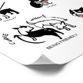 Boogie Signale von Lili Chin Poster (Ecke)