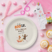 BOOGIE Skeleton Day of Death Halloween Begrüßungsz Pappteller (Party)