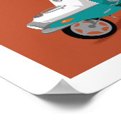 Boogie über Cezeta Poster (Ecke)