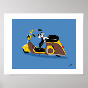 Boogie über Cushman Poster