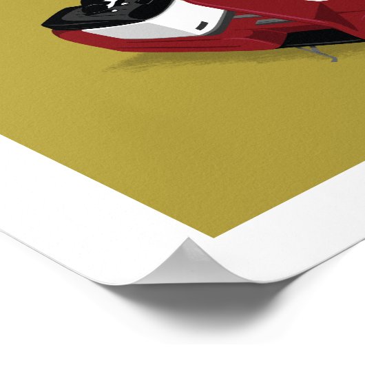 Boogie über Harley Poster (Ecke)