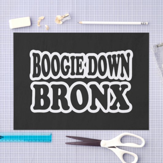 Boogie unten Bronx, NYC Seidenpapier (Handwerk)
