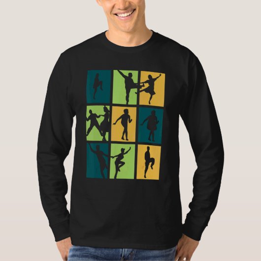 Boogie Woogie Dance Retro T-Shirt (Vorderseite)