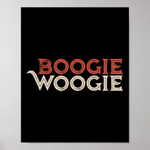 Boogie Woogie Dancing Party für Tänzer Poster