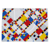 Boogie Woogie, Mondrian Große Geschenktüte (Vorderseite)